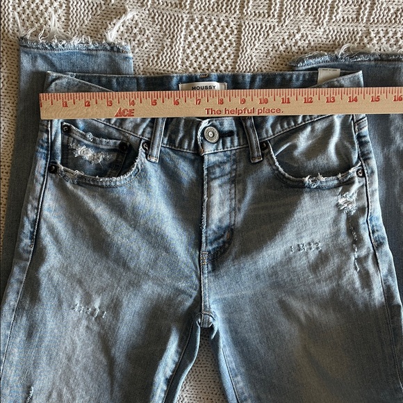 Moussy Vintage Skinny Light Blue Jeans Sz 26 - Picture 4 of 16